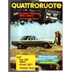 QUATTRORUOTE-n 262, ottobre-1977