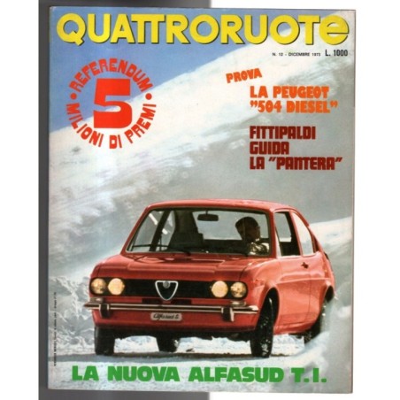 QUATTRORUOTE-n 216, dicembre-1973