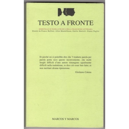 TESTO A FRONTE-n 36, giugno-2007