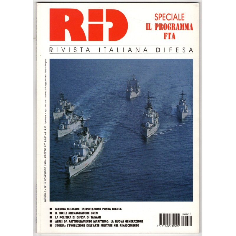 RID. RIVISTA ITALIANA DIFESA-n 11, novembre-1999