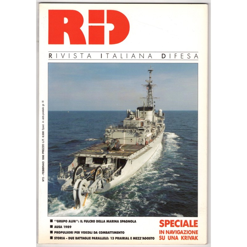 RID. RIVISTA ITALIANA DIFESA-n 2, febbraio-1990
