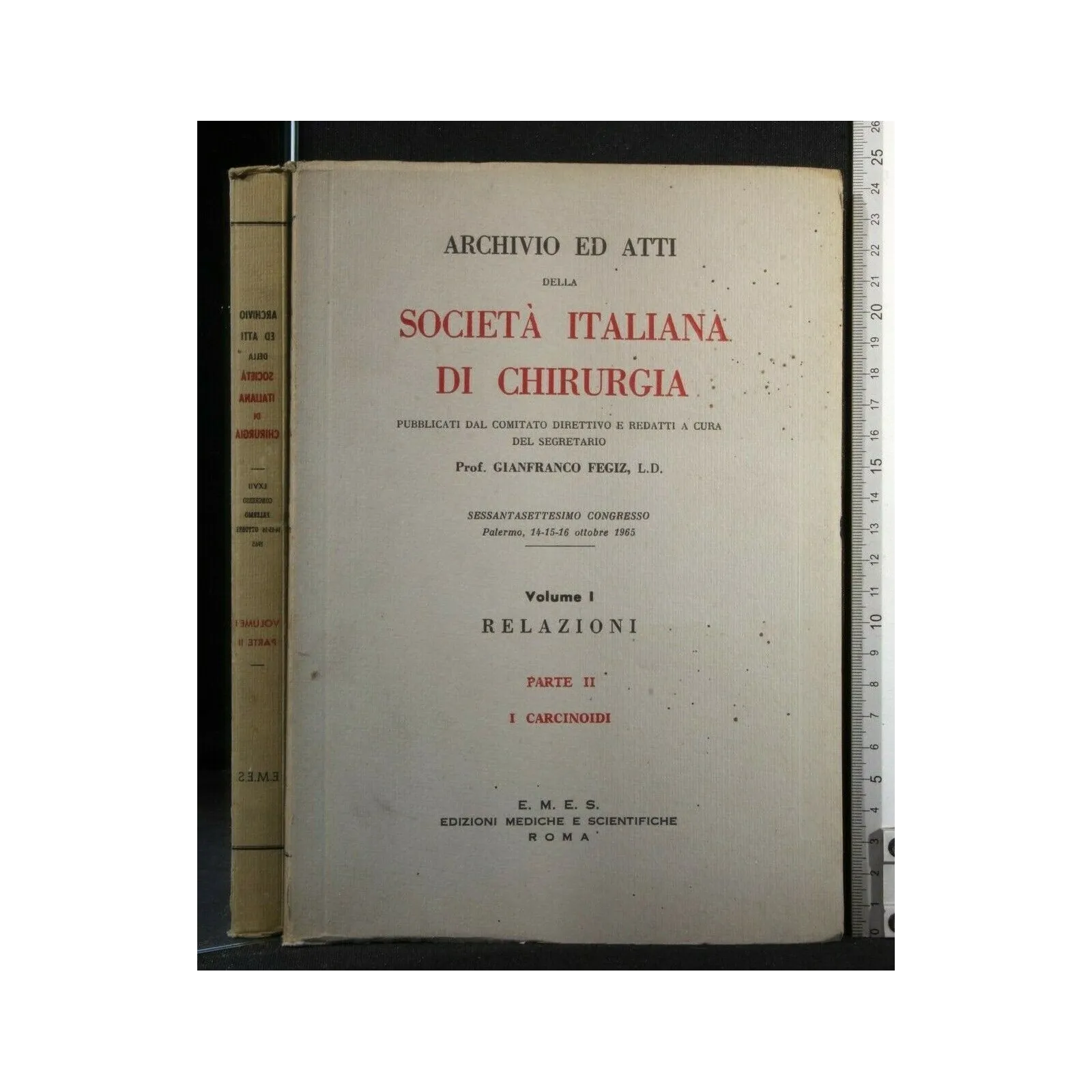 ARCHIVIO ED ATTI DELLA SOCIETA' ITALIANA DI CHIRURGIA 67°