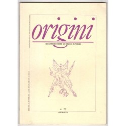 ORIGINI. QUADRIMESTRALE DI-SEGNO E POESIA-n 15, dicembre-1991
