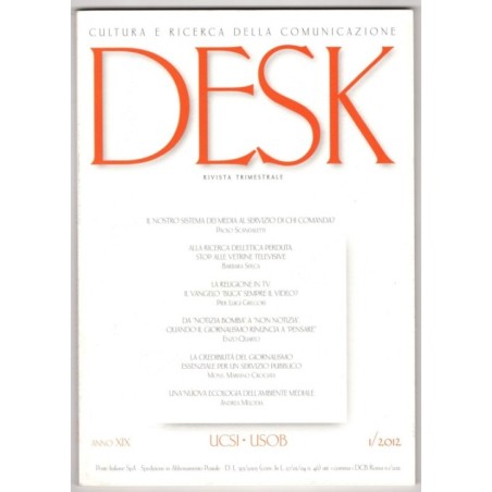 DESK. CULTURA E RICERCA DELLA COMUNICAZIONE-n 1-2012