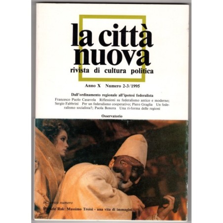 LA CITTÀ NUOVA. RIVISTA DI CULTURA POLITICA-n 2-3-1995