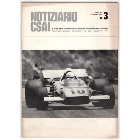 NOTIZIARIO CSAI-n 3, 15 febbraio-1973