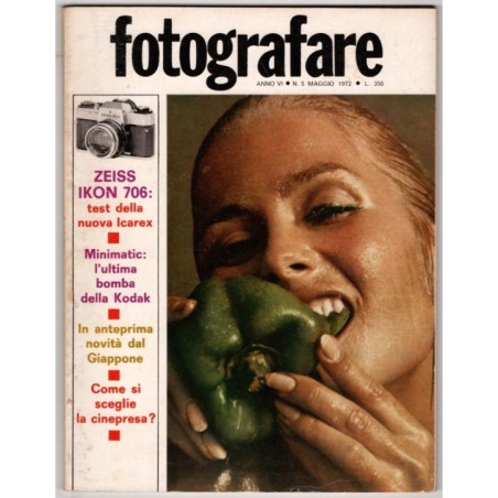 FOTOGRAFARE-n 5, maggio-1972