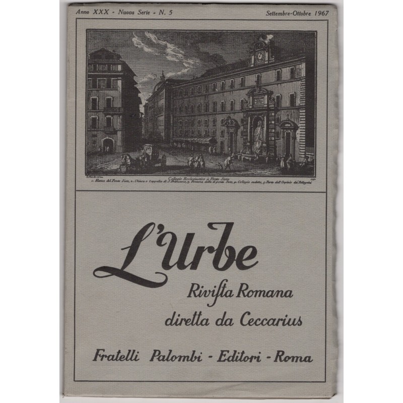 L'URBE. RIVISTA ROMANA-n 5, settembre/ottobre-1967