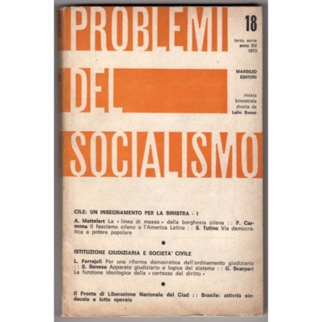 PROBLEMI DEL SOCIALISMO-n 18, novembre/dicembre-1973