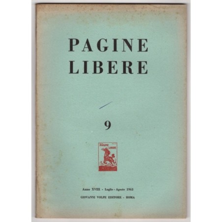 PAGINE LIBERE-n 9, luglio/agosto-1963