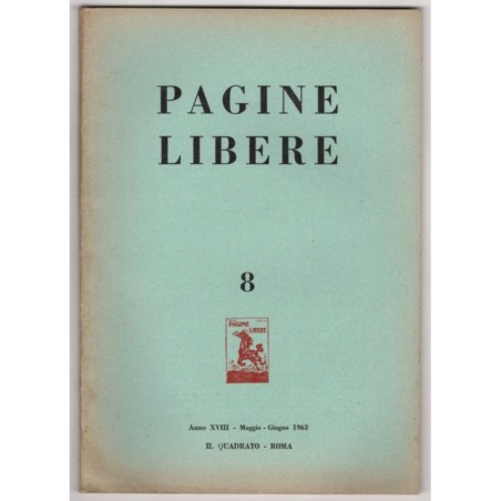 PAGINE LIBERE-n 8, maggio/giugno-1963