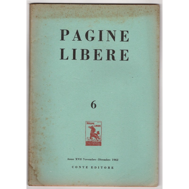 PAGINE LIBERE-n 6, novembre/dicembre-1962