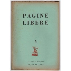 PAGINE LIBERE-n 5, agosto/ottobre-1962