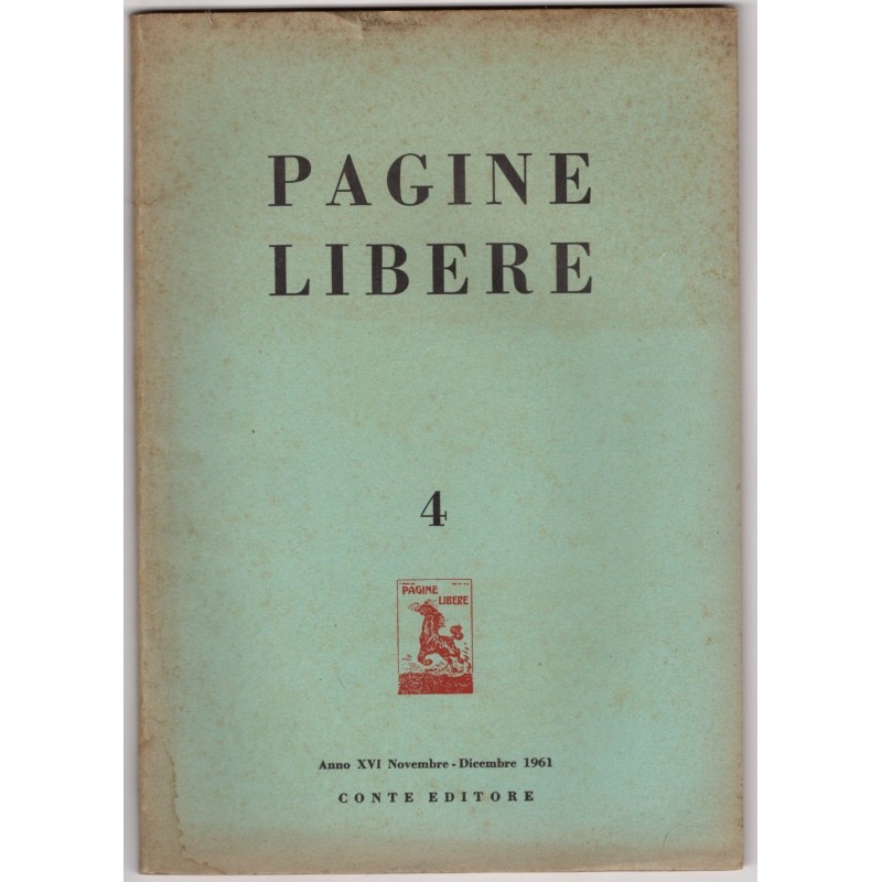 PAGINE LIBERE-n 4, novembre/dicembre-1961