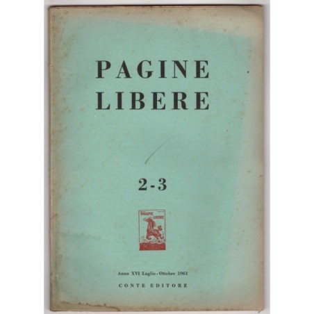 PAGINE LIBERE-n 2-3, luglio/ottobre-1961
