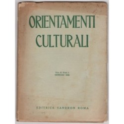 ORIENTAMENTI CULTURALI-vol II, fasc I, gennaio-1946
