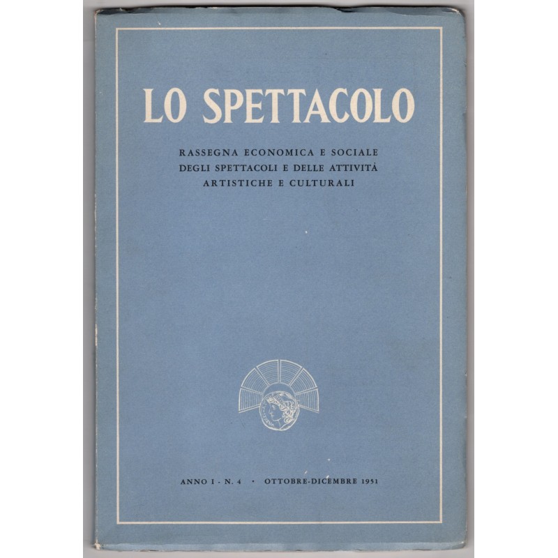 LO SPETTACOLO-n 4, ottobre/dicembre-1951
