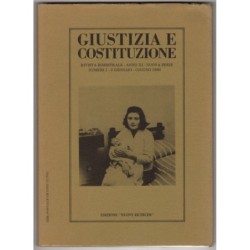 GIUSTIZIA E COSTITUZIONE-n 1-2, gennaio/giugno-1980
