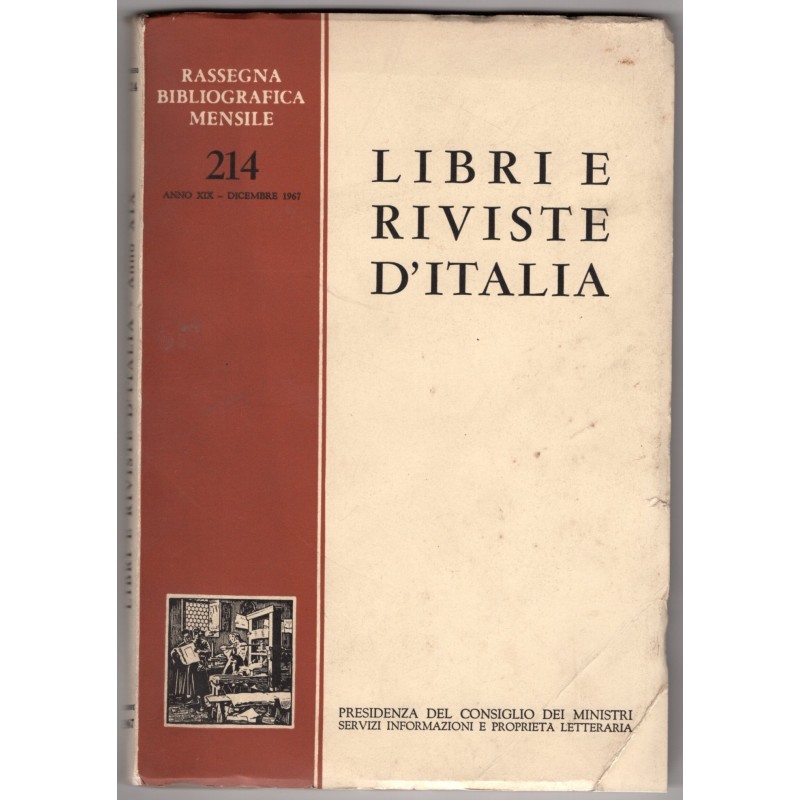 LIBRI E RIVISTE D'ITALIA-n 214, dicembre-1967