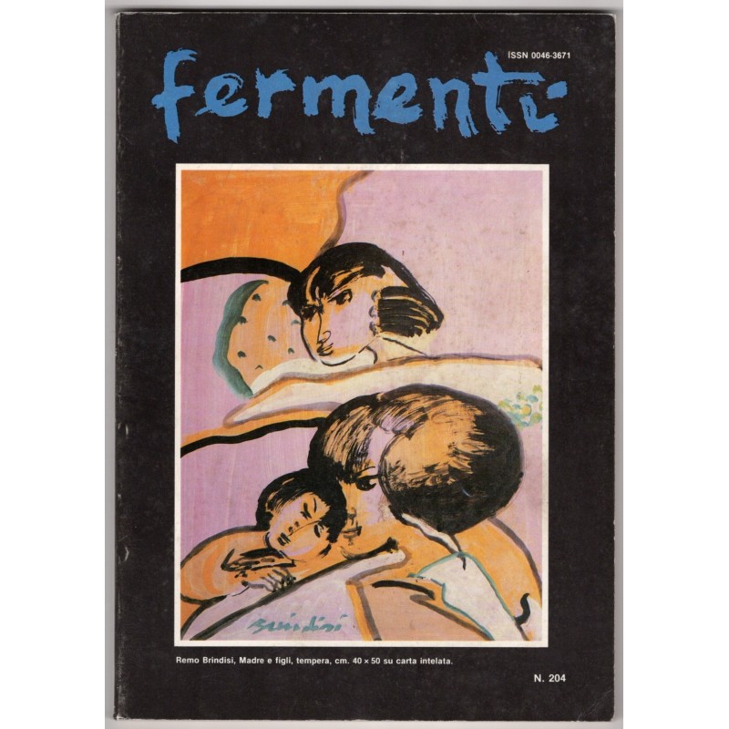 FERMENTI. RIVISTA DI CRITICA DEL COSTUME E DELLA CULTURA-n 204-1991