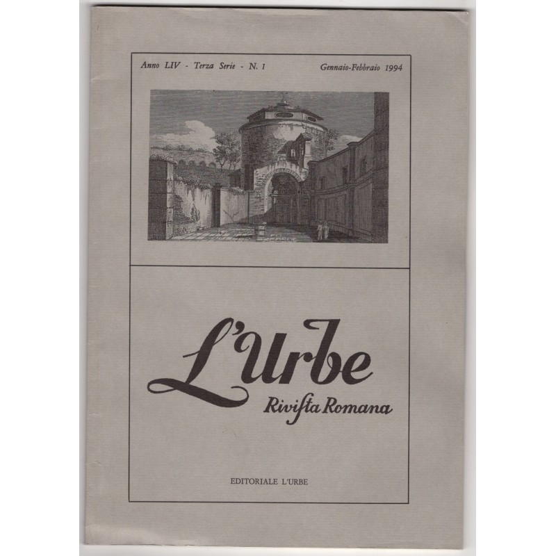 L'URBE. RIVISTA ROMANA-n 1, gennaio/febbraio-1994