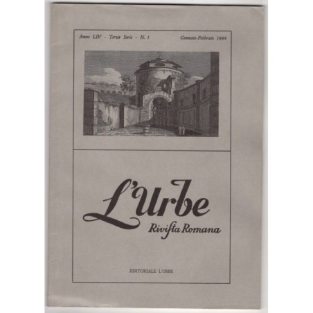 L'URBE. RIVISTA ROMANA-n 1, gennaio/febbraio-1994