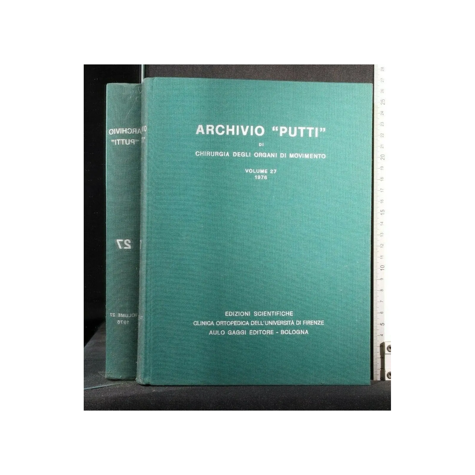 ARCHIVIO ''PUTTI'' DI CHIRURGIA DEGLI ORGANI DI MOVIMENTO VOL 27