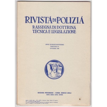 RIVISTA DI POLIZIA-fasc X, ottobre-1996