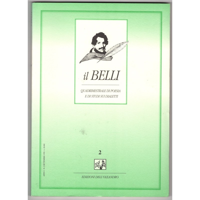 IL BELLI. QUADRIMESTRALE POESIA E STUDI SUI DIALETTI-n 2, settembre-1999
