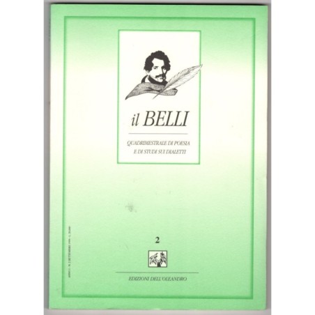 IL BELLI. QUADRIMESTRALE POESIA E STUDI SUI DIALETTI-n 2, settembre-1999