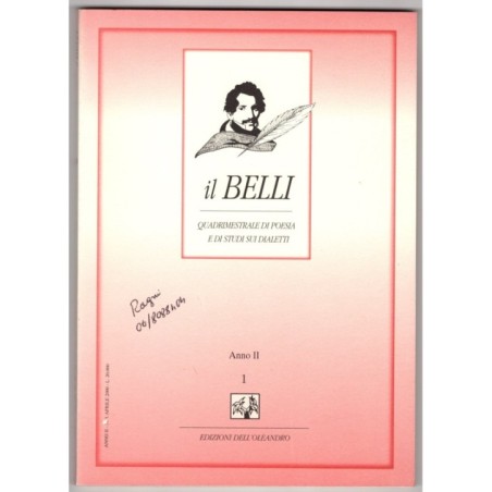 IL BELLI. QUADRIMESTRALE POESIA E STUDI SUI DIALETTI-n 1, aprile-2000