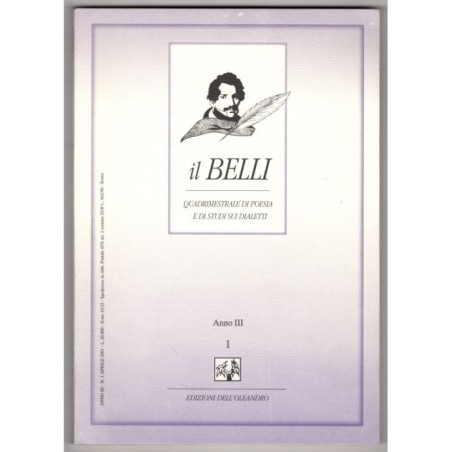 IL BELLI. QUADRIMESTRALE POESIA E STUDI SUI DIALETTI-n 1, aprile-2001