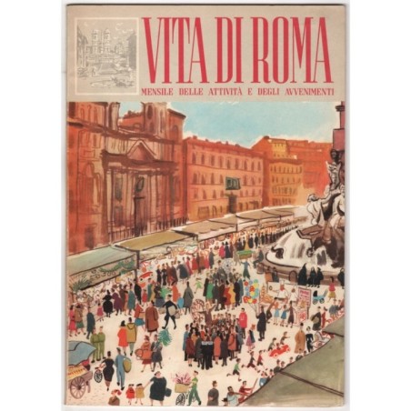 VITA DI ROMA. MENSILE ATTIVITÀ E AVVENIMENTI-n 12, dicembre-1954