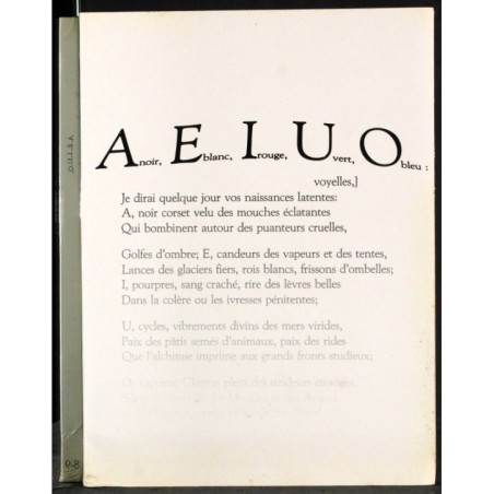 ANOIR EBLANC IROUGE UVERT OBLEU-n 8-9, dicembre-1983