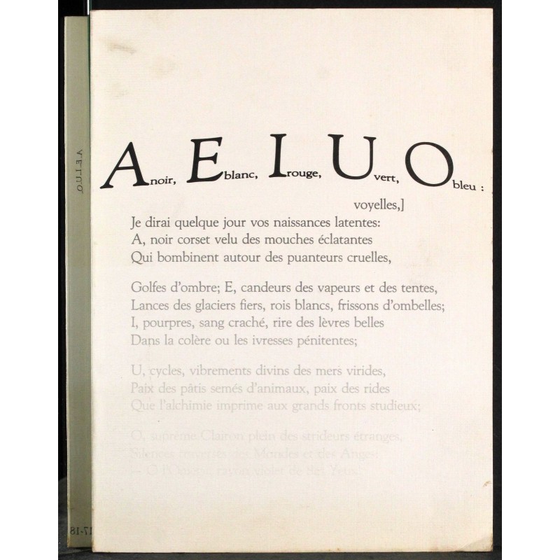 ANOIR EBLANC IROUGE UVERT OBLEU-n 17-18, aprile/settembre-1986
