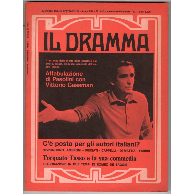 IL DRAMMA-n 9-10, nov/dic-1977