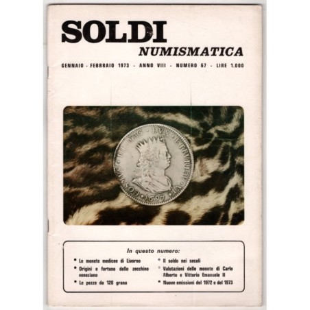 SOLDI NUMISMATICA-n 67, gennaio/febbraio-1973