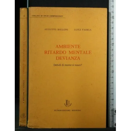 AMBIENTE RITARDO MENTALE DEVIANZA