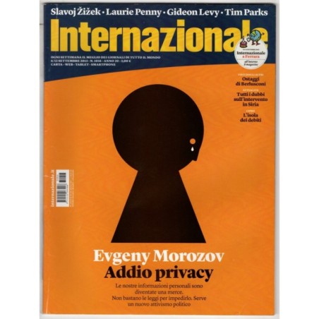 INTERNAZIONALE-n 1016, 6-12 settembre-2013