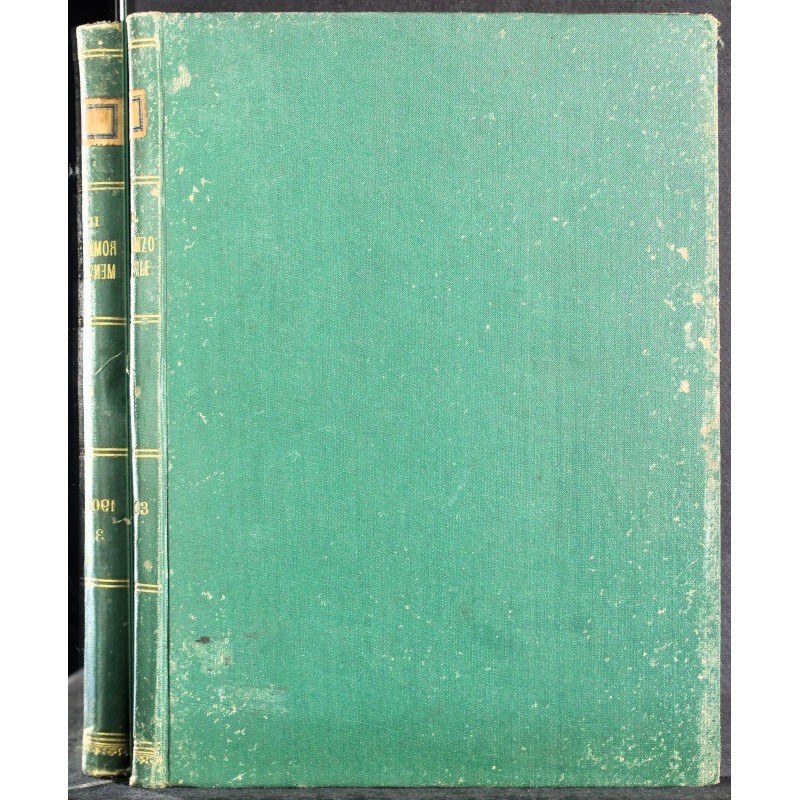 RACCOLTA RIVISTE IL ROMANZO MENSILE-n 7-9, ottobre/dicembre-1903