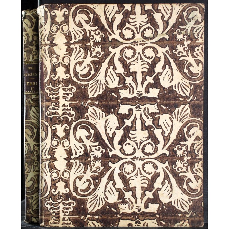 RACCOLTA RIVISTE CICERONE HALBMONATSSCHRIFT KUNSTLER-n 9-16, mai-aug-1927