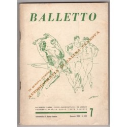 BALLETTO. TRIMESTRALE DI DANZA CLASSICA-n 7, gennaio-1959