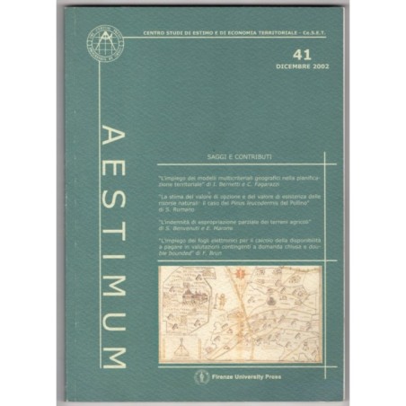 AESTIMUM. CENTRO STUDI ESTIMO E ECONOMIA TERRITORIALE-n 41, dicembre-2002