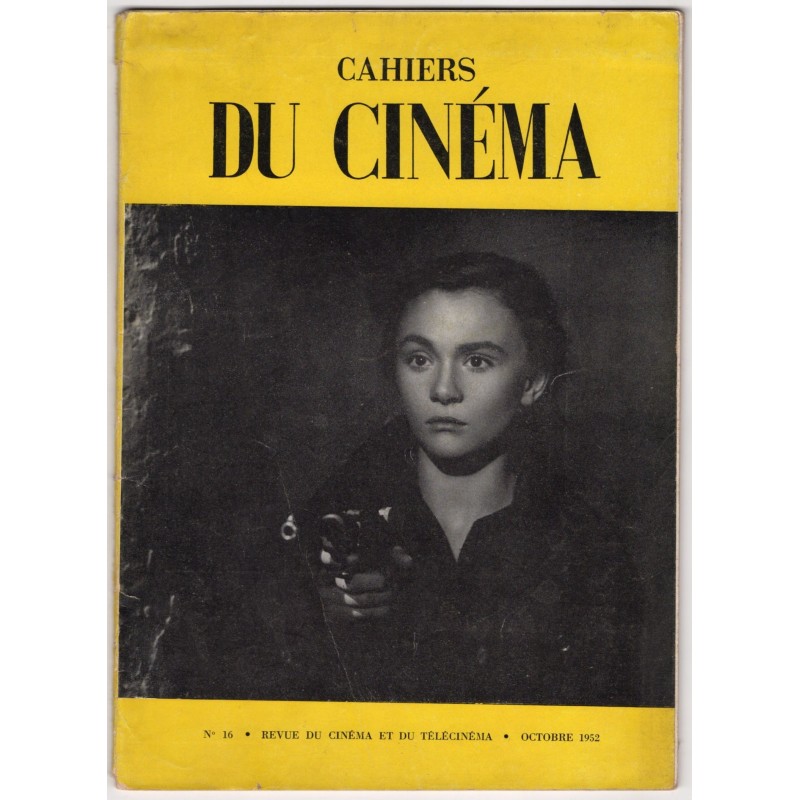 CAHIERS DU CINEMA-n 16, octobre-1952