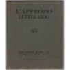 L'APPRODO LETTERARIO-n 65, marzo-1974