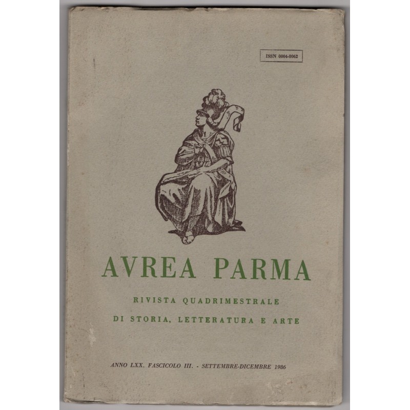 AUREA PARMA-fascicolo III, settembre/dicembre-1986