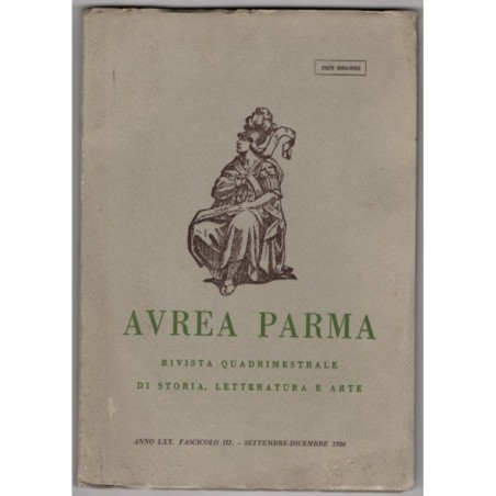 AUREA PARMA-fascicolo III, settembre/dicembre-1986