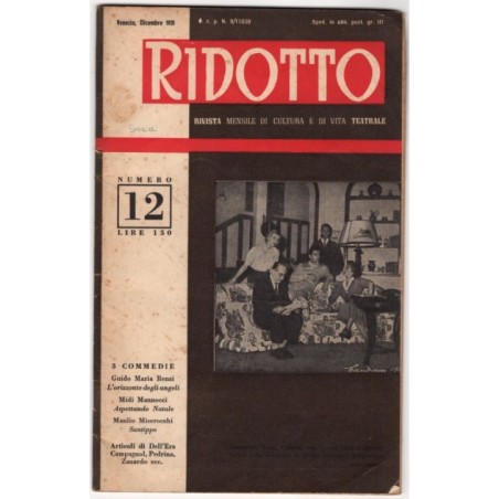 RIDOTTO-n 12, dicembre-1951