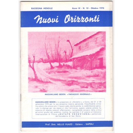 NUOVI ORIZZONTI-n 10, ottobre-1970