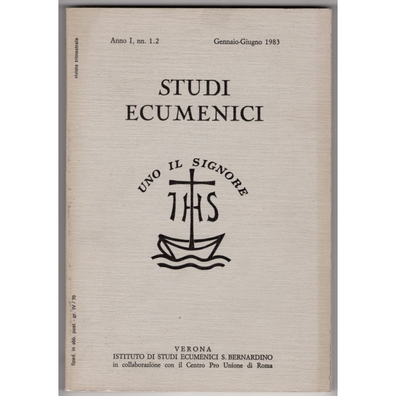 STUDI ECUMENICI-nn 1-2, gennaio/giugno-1983